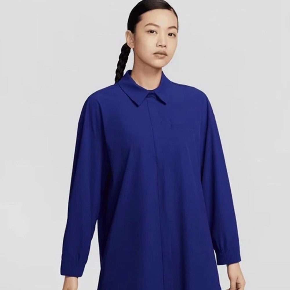 NWT Nike 24.7 PerfectStretch Dri-FIT Oversized Long-Sleeve Shirt Size -L